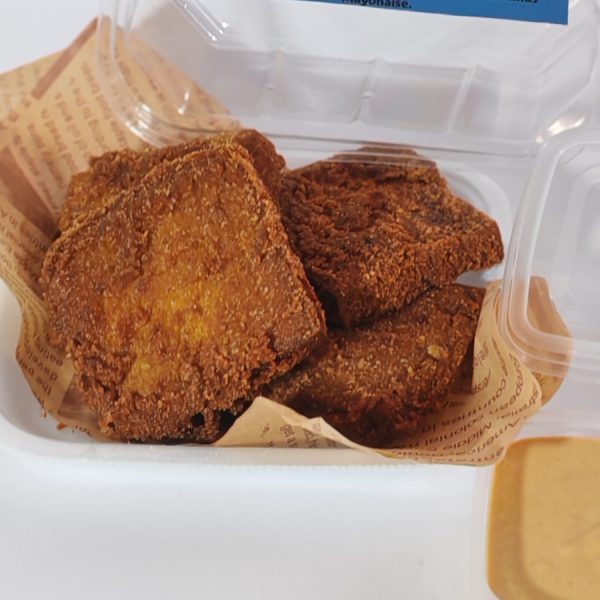 Crispy Tofu Bites- Tapas Plus Hummus Mayo Dip- Gluten and Wheat Free Options - Image 2
